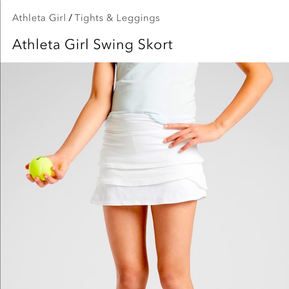 athleta girl tennis skirt